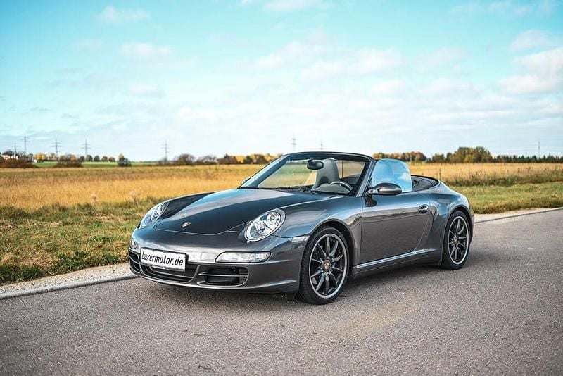 Grau Gebraucht 2008 Porsche 911 Carrera 4 Cabriolet Cabrio | 64.000 € (Fairer Preis) - Bild 1/4