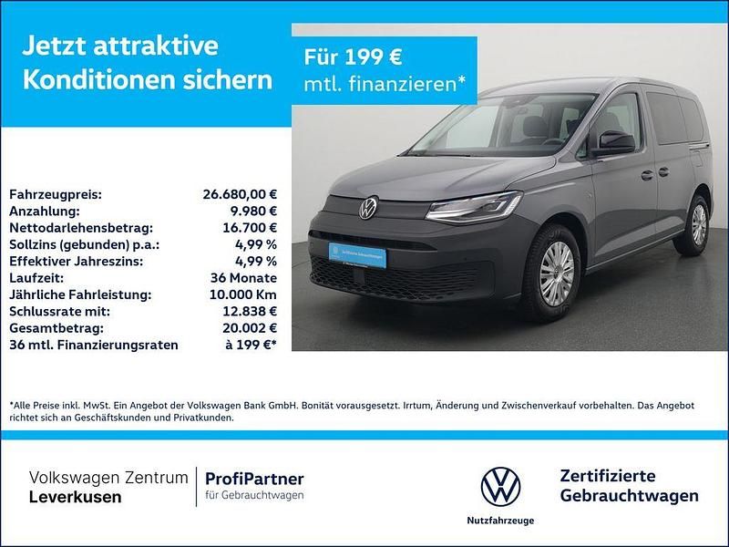 Gebraucht VW Caddy Basis 102 PS (75 kW) 2024 Grau Van / Kleinbus