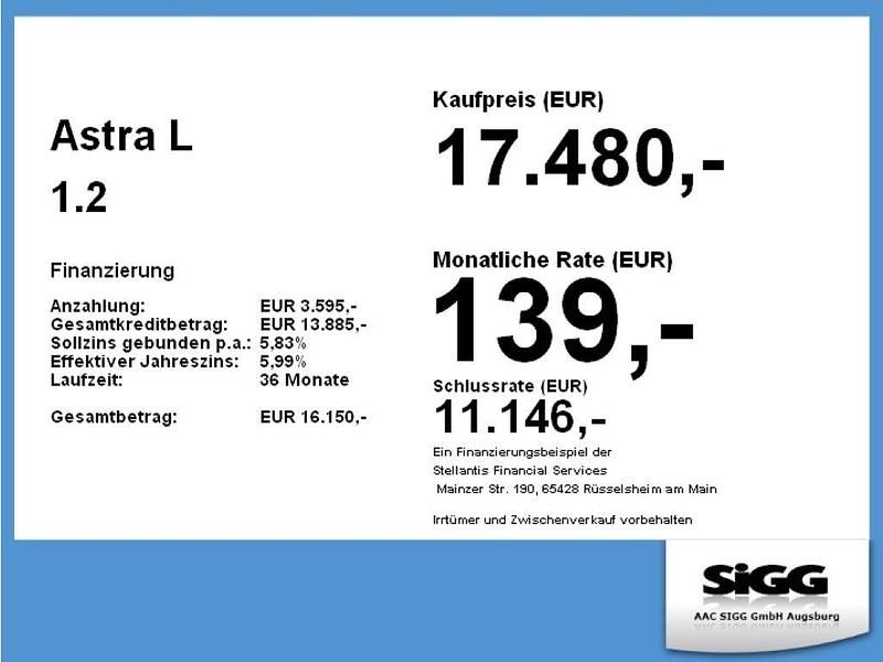 Gebraucht Opel Astra Enjoy 131 PS (96 kW) 2023 Grau Limousine