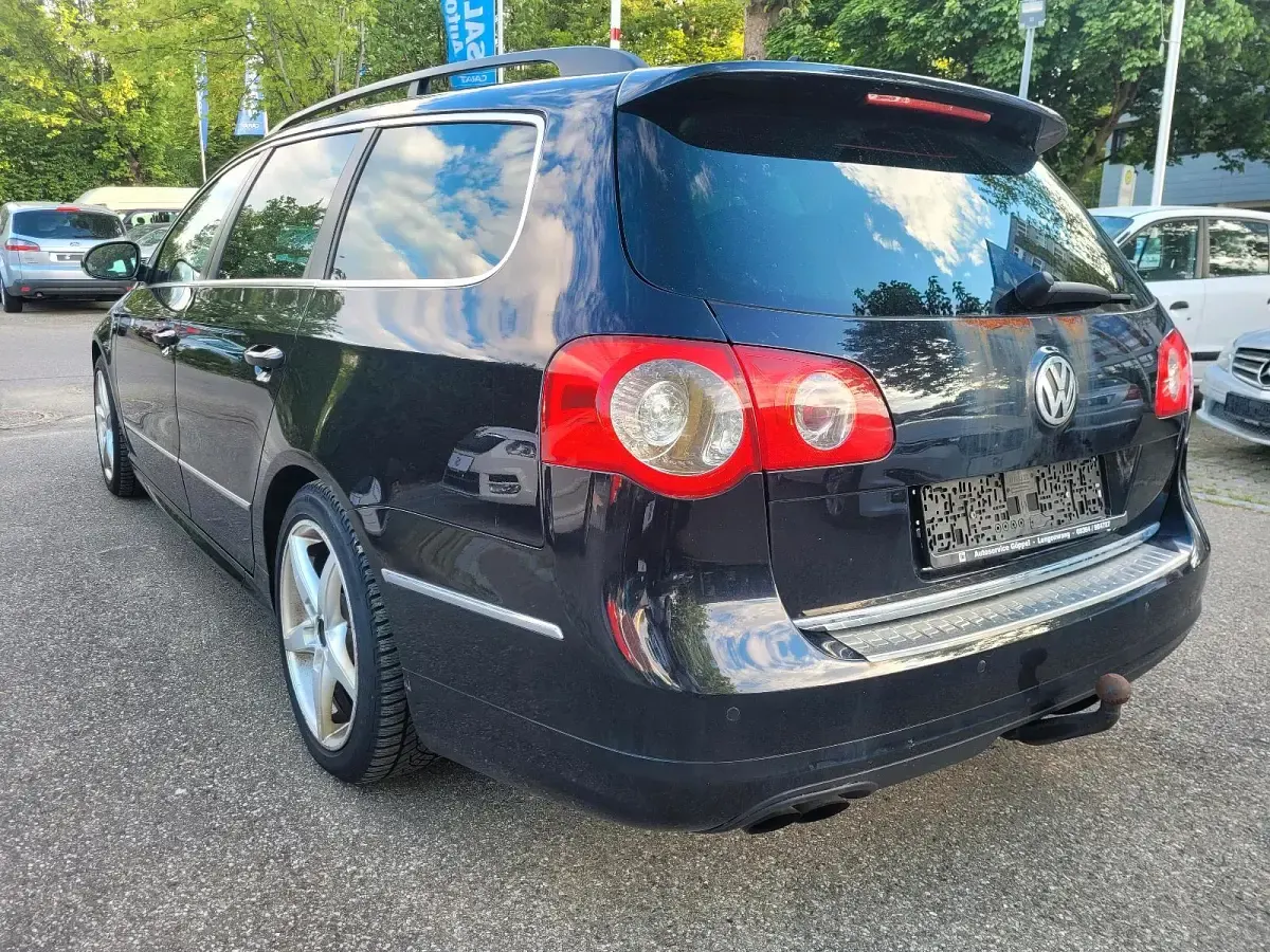 Usata VW Passat R-line Edition 200 CV (147 kW) 2009 Nero Station wagon