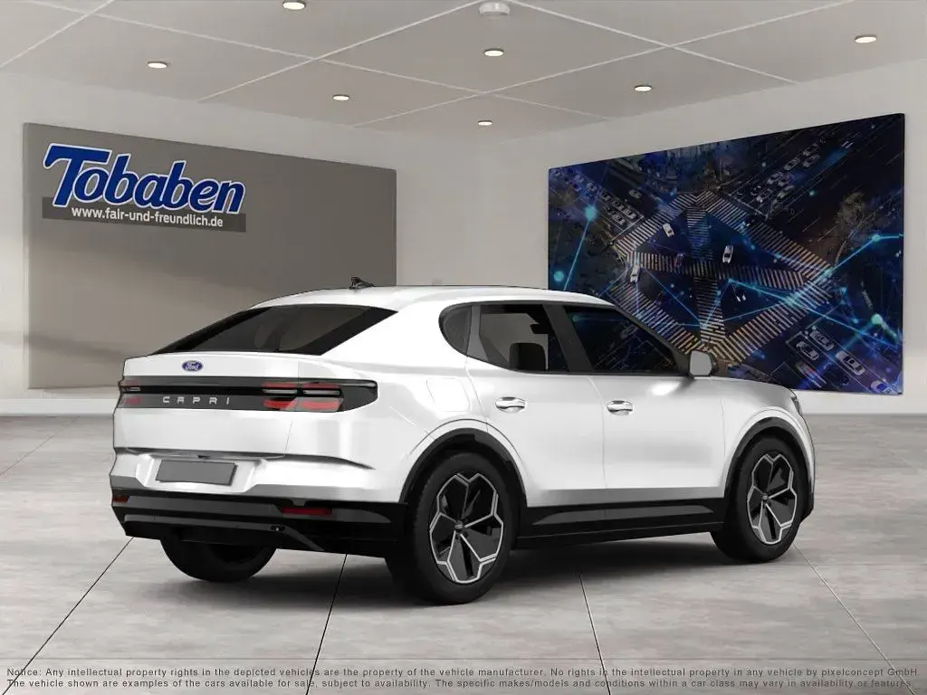 Neu Ford Capri Extended Range 210 kW (286 PS) 2026 Frozen white SUV