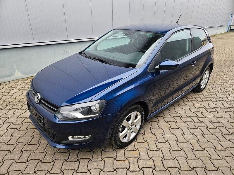 Gebraucht VW Polo Team 60 PS (44 kW) 2010 Blau Kleinwagen