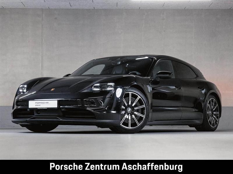 Tiefschwarzmetallic Gebraucht 2022 Porsche Taycan Sport Turismo Limousine | 61.990 € (Fairer Preis) - Bild 1/4