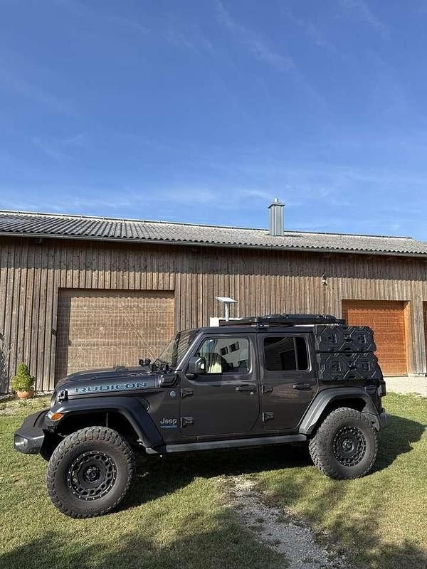 Grau Gebraucht 2022 Jeep Wrangler Rubicon SUV | 59.500 € (Teuer) - Bild 1/4