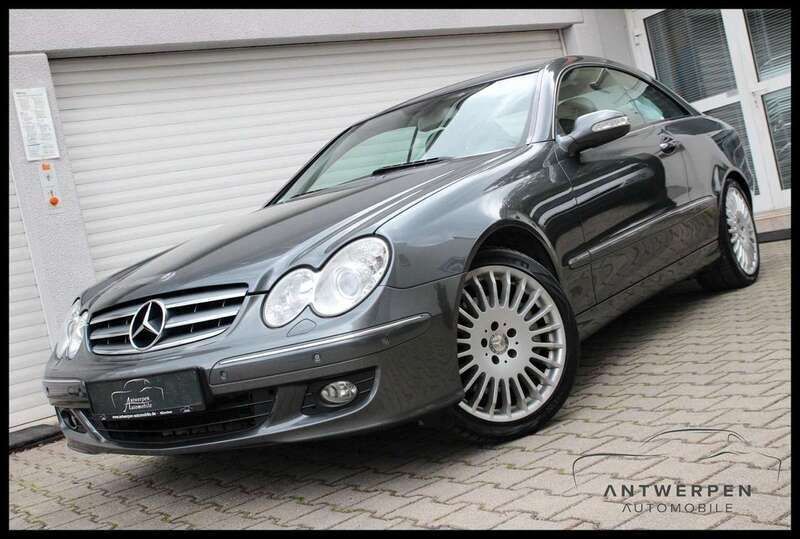 Designo graphitgruen metallic Gebraucht 2007 Mercedes CLK280 Coupé | 10.980 € (Etwas zu teuer) - Bild 1/4