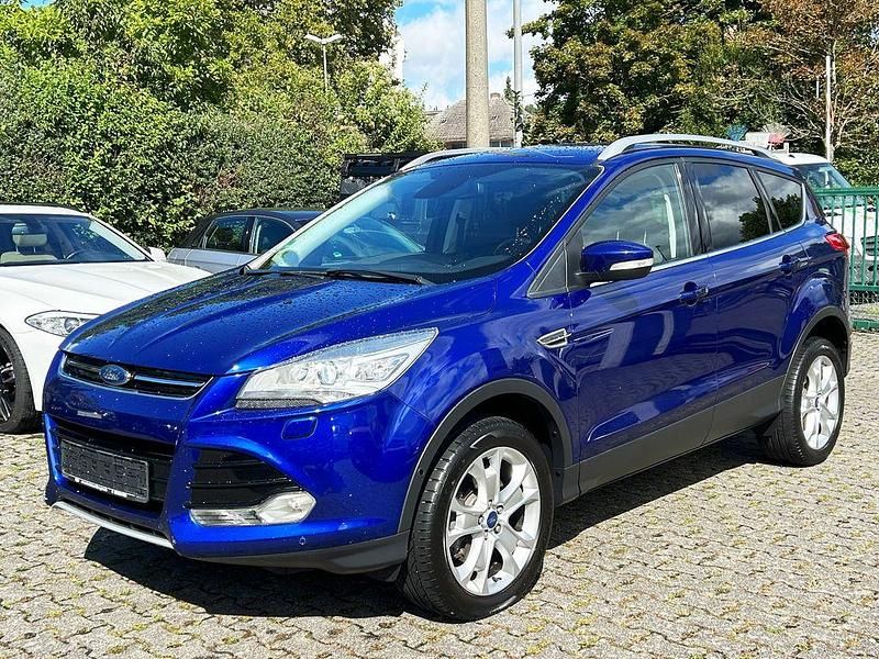 Blau Gebraucht 2017 Ford Kuga Titanium SUV | 14.700 € (Superpreis) - Bild 1/4