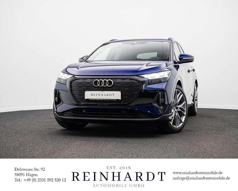 Navarrablau metallic Gebraucht 2023 Audi Q4 e-tron S-Line SUV | 43.485 € (Fairer Preis) - Bild 1/3