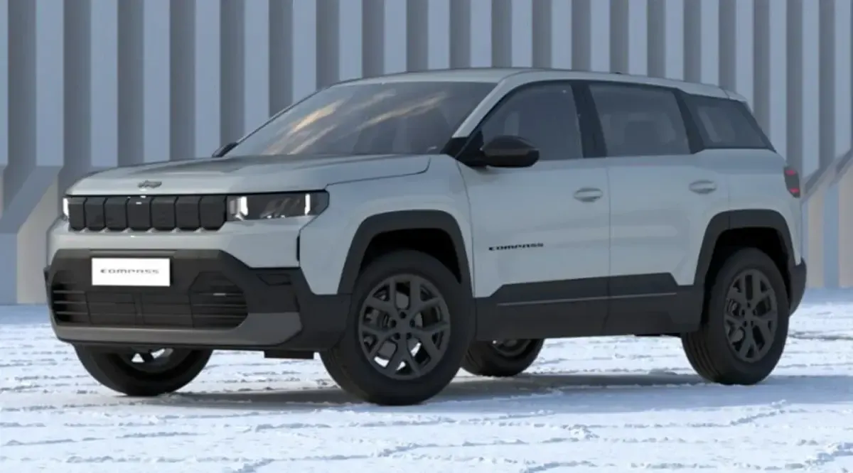 Neu Jeep Compass 145 PS (106 kW) 2026 Antarctica weiß metallic SUV