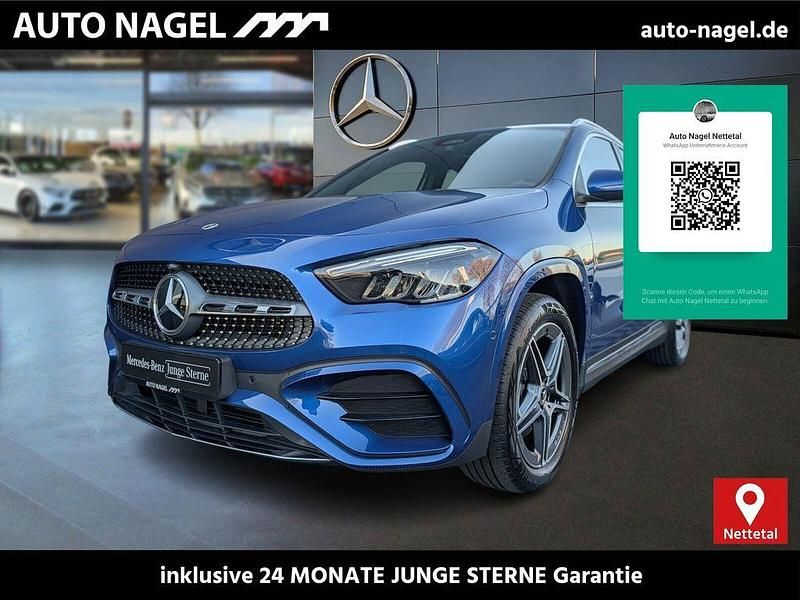 Blau Gebraucht 2024 Mercedes GLA250 AMG line SUV | 41.989 € (Fairer Preis) - Bild 1/4