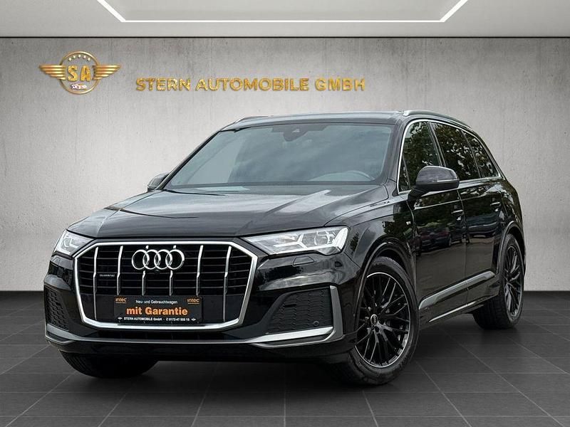 Schwarz Gebraucht 2021 Audi Q7 S-line plus SUV | 49.990 € (Superpreis) - Bild 1/4
