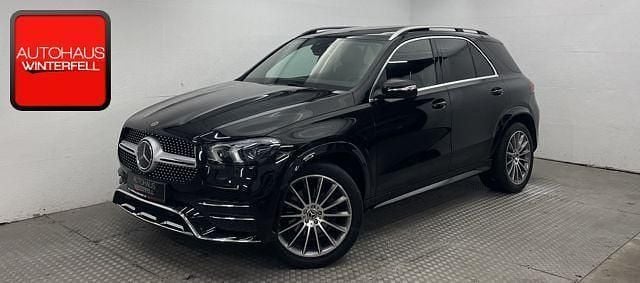 Obsidianschwarz (metallic) Gebraucht 2021 Mercedes GLE400 AMG SUV | 63.400 € (Fairer Preis) - Bild 1/4