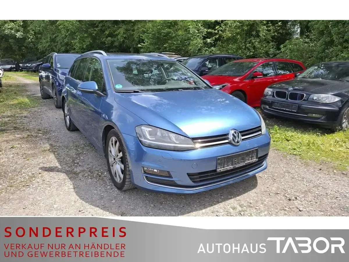 Gebraucht VW Golf VII Highline 122 PS (89 kW) 2013 Blau Limousine