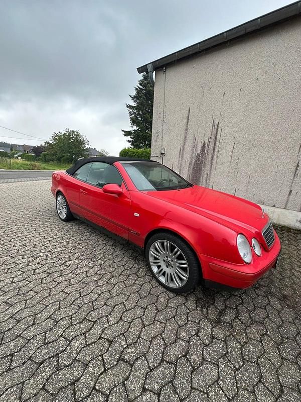 Rot Gebraucht 1998 Mercedes CLK230 Cabrio | 1.600 € (Superpreis) - Bild 1/3