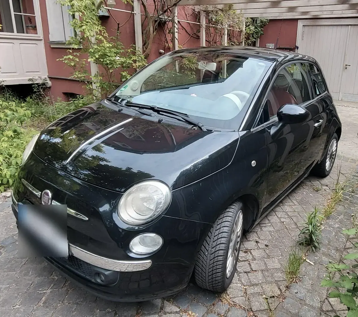 Gebraucht Fiat 500 Lounge 75 PS (55 kW) 2008 Schwarz Kleinwagen