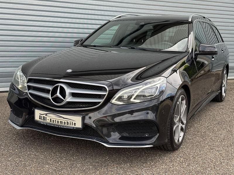 Schwarz Gebraucht 2014 Mercedes E350 AMG line Kombi | 10.980 € (Superpreis) - Bild 1/4