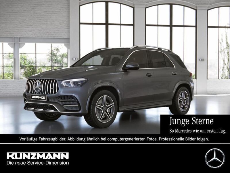 Selenitgrau metallic Gebraucht 2021 Mercedes GLE53 AMG AMG SUV | 68.705 € (Guter Preis) - Bild 1/4