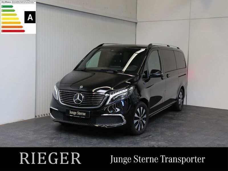 Black metallic Gebraucht 2022 Mercedes EQV300 Avantgarde Van / Kleinbus | 39.900 € (Superpreis) - Bild 1/4