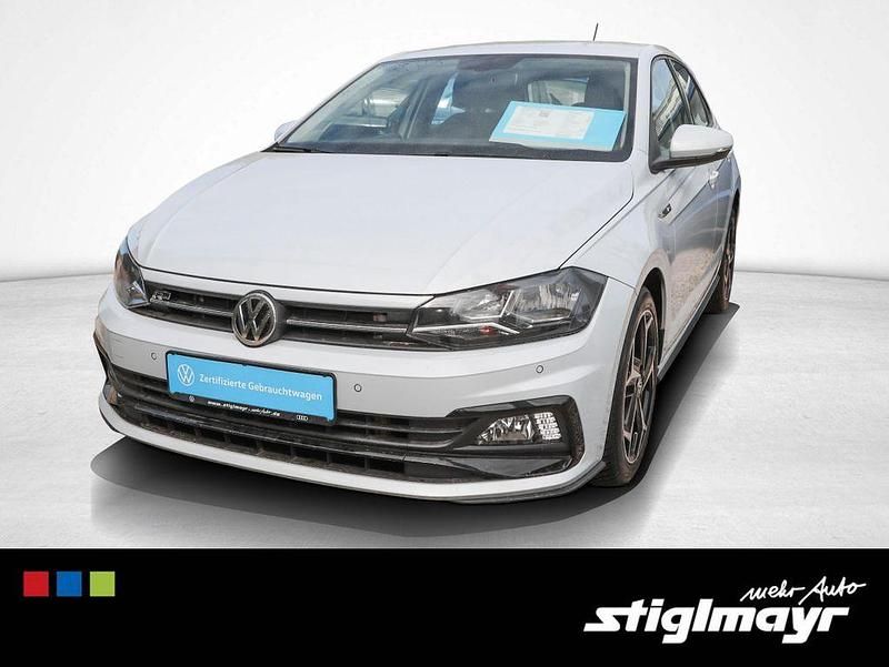 White silver metallic Gebraucht 2020 VW Polo Highline Kleinwagen | 17.340 € (Fairer Preis) - Bild 1/4