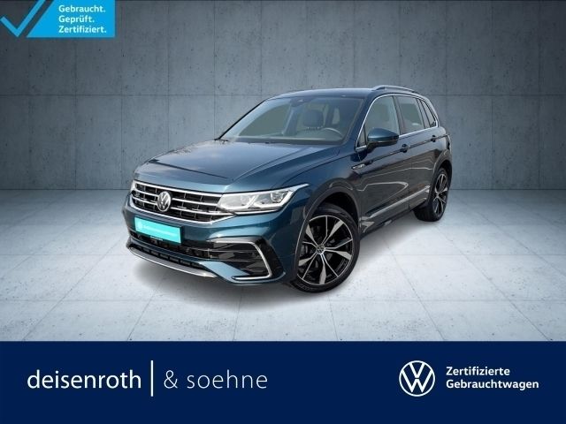 Blau Gebraucht 2020 VW Tiguan R-line SUV | 35.555 € (Fairer Preis) - Bild 1/3