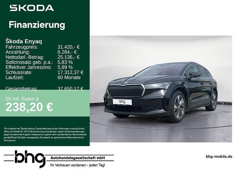 Schwarz Gebraucht 2022 Skoda Enyaq iV SUV | 31.420 € (Fairer Preis) - Bild 1/4