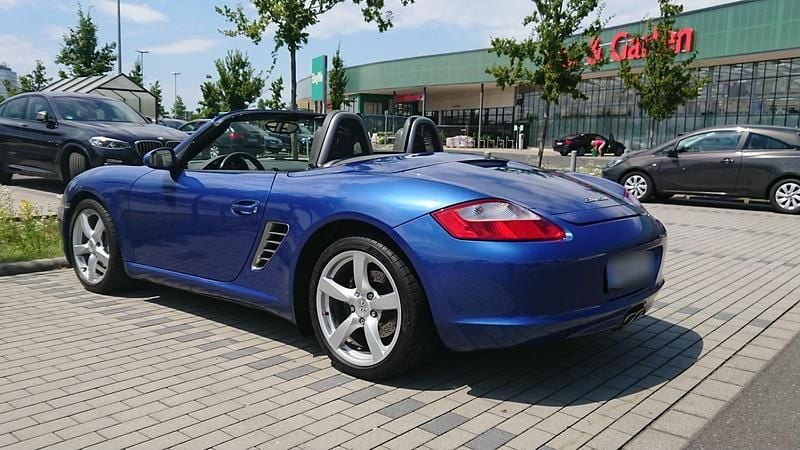 Second-hand Porsche Boxster 239 CP (175 kW) 2006 Albastru Cabrio