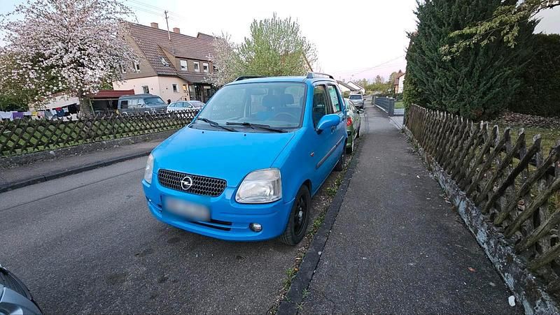 Second-hand Opel Agila 75 CP (55 kW) 2002 Albastru Monovolum