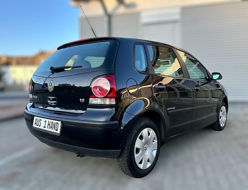 Gebraucht VW Polo United 69 PS (50 kW) 2008 Schwarz Kleinwagen