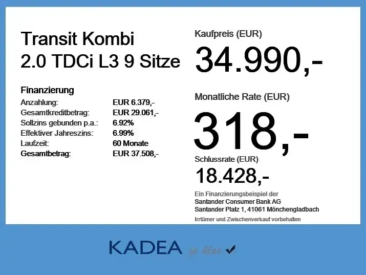 Usata Ford Transit 150 CV (110 kW) 2022 Bianco Station wagon