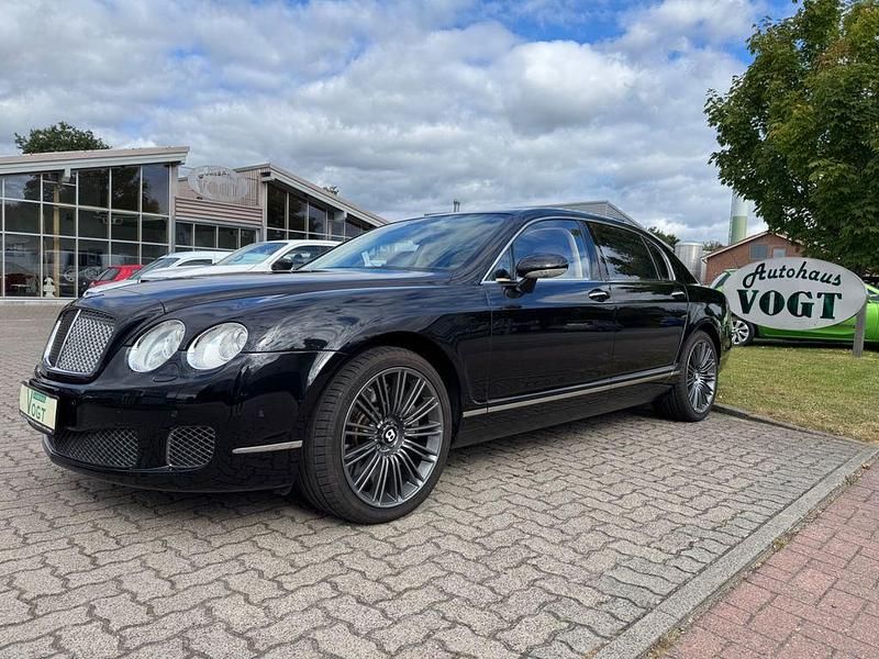 Schwarz Gebraucht 2010 Bentley Continental Flying Spur Limousine | 35.990 € (Teuer) - Bild 1/4