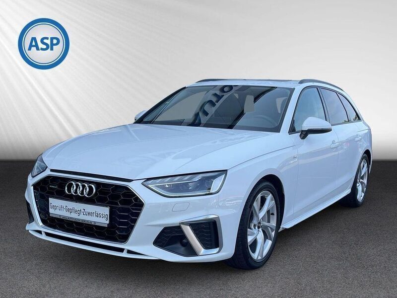 Weiß (ibisweiß) Gebraucht 2023 Audi A4 S-Line Kombi | 33.390 € (Etwas zu teuer) - Bild 1/4