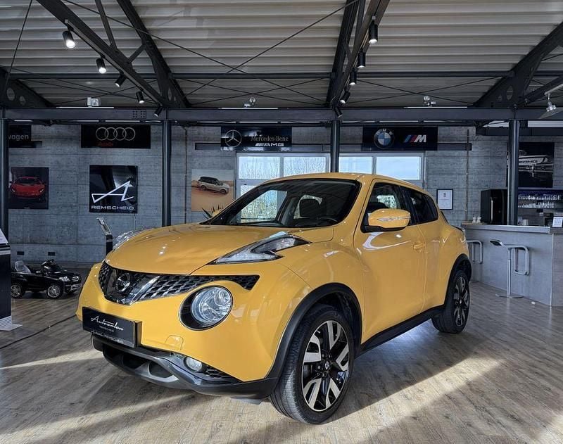 Gelb Gebraucht 2015 Nissan Juke Acenta SUV | 8.990 € (Fairer Preis) - Bild 1/4