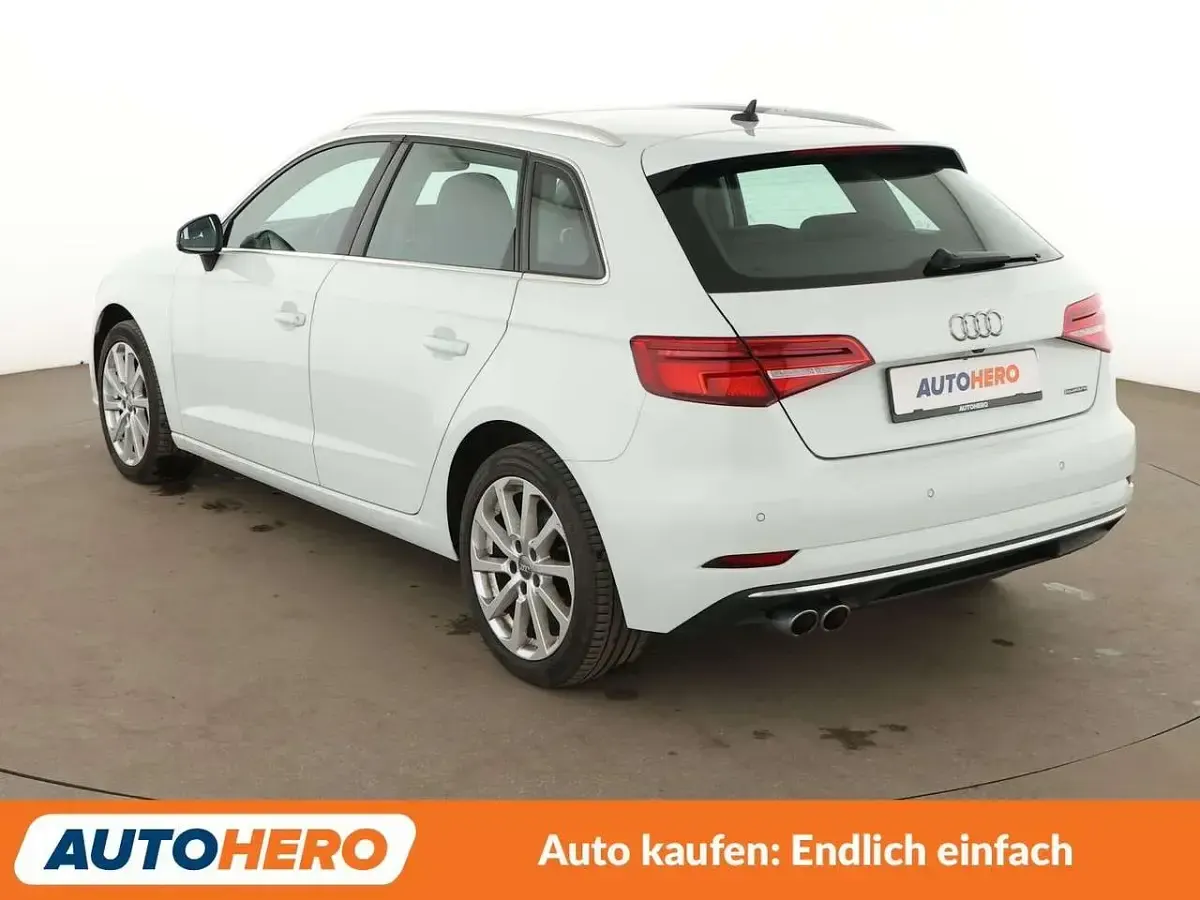 Brugt Audi A3 Design 184 HK (135 kW) 2019 Hvid Sedan
