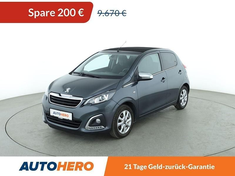 Grau Gebraucht 2018 Peugeot 108 Allure Kleinwagen | 9.470 € (Fairer Preis) - Bild 1/3
