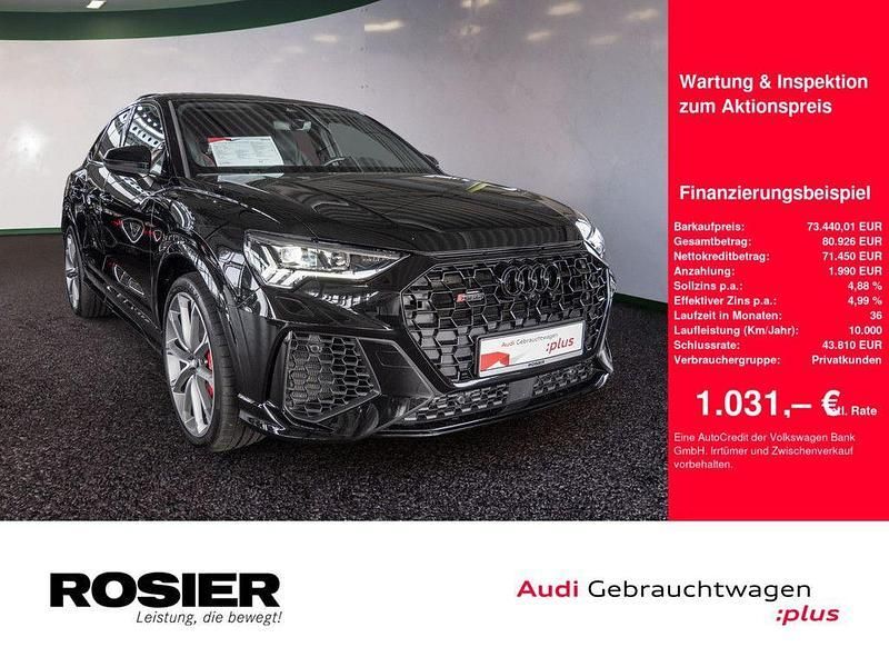 Mythosschwarz metallic Gebraucht 2024 Audi RS Q3 Sportback Ambiente SUV | 73.440 € - Bild 1/4
