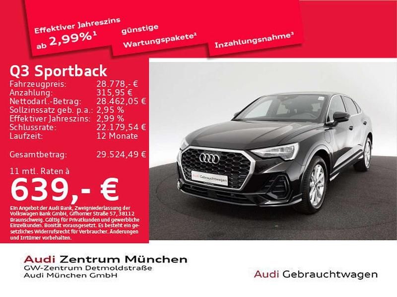 Mythosschwarz metallic Gebraucht 2022 Audi Q3 SUV | 28.778 € (Guter Preis) - Bild 1/2