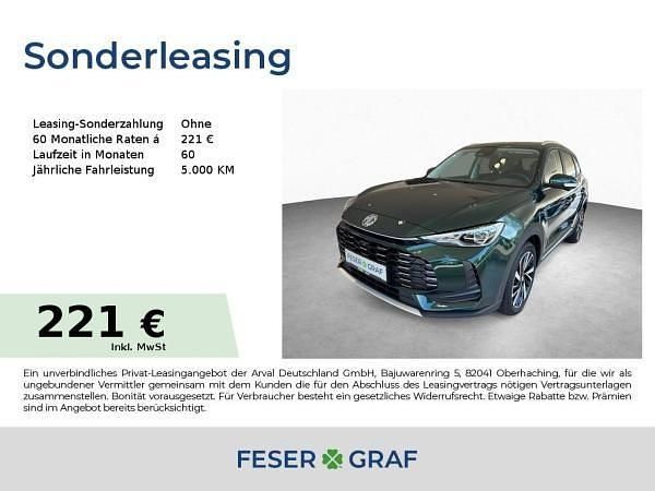 Grün (emerald green) Gebraucht 2024 MG ZS Luxury Limousine | 27.990 € (Teuer) - Bild 1/4
