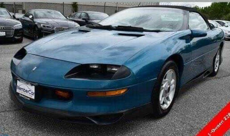 Gebraucht Chevrolet Camaro 295 PS (216 kW) 1995 Grün Cabrio