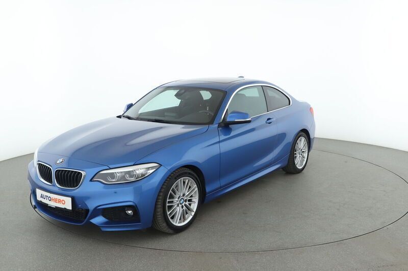 Blau Gebraucht 2019 BMW 225 M Sport Coupé | 26.630 € (Fairer Preis) - Bild 1/4