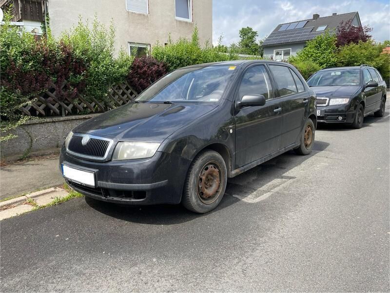 Schwarz Gebraucht 2003 Skoda Fabia Kleinwagen | 250 € (Superpreis) - Bild 1/4