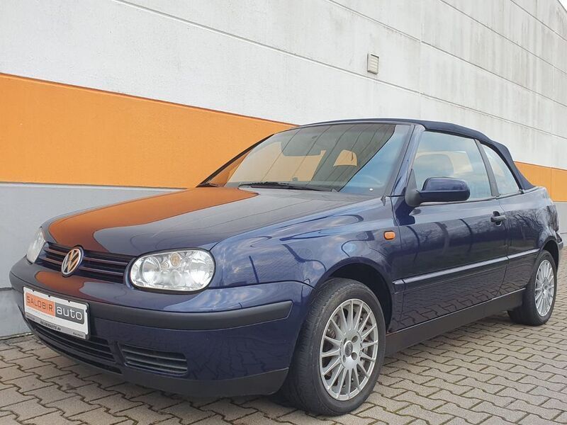 Blau Gebraucht 1999 VW Golf Cabriolet Cabrio | 3.500 € (Fairer Preis) - Bild 1/4