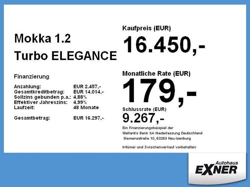 Gebraucht Opel Mokka Elegance 101 PS (74 kW) 2023 Matcha green SUV