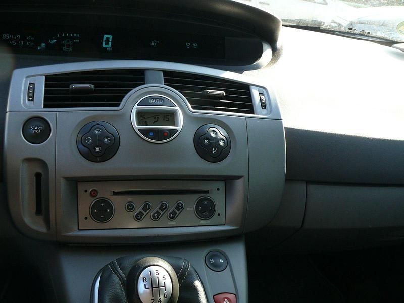 Brugt Renault Scénic II Exception 111 HK (81 kW) 2008 Blå MPV