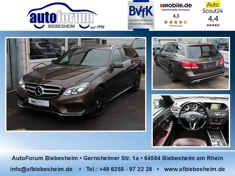 Braun Gebraucht 2015 Mercedes E500 AMG Limousine | 24.999 € (Fairer Preis) - Bild 1/4