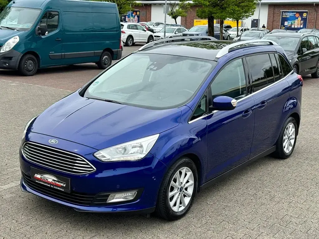 Gebraucht Ford Grand C-Max Titanium 150 PS (110 kW) 2016 Blau Van / Kleinbus