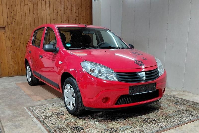 Gebraucht Dacia Sandero 75 PS (55 kW) 2009 Rot Limousine