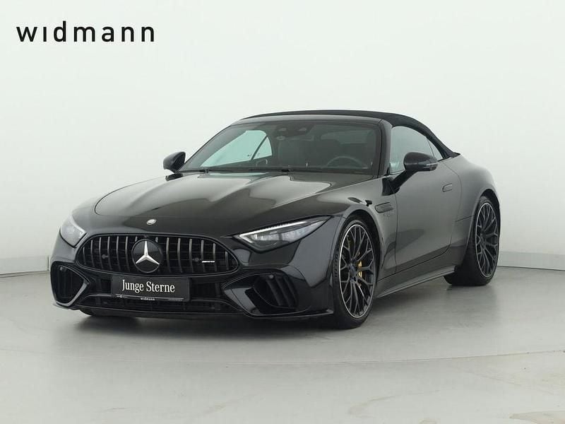 Metalliclack obsidianschwarz Gebraucht 2022 Mercedes SL63 AMG AMG Cabrio | 128.850 € (Superpreis) - Bild 1/4