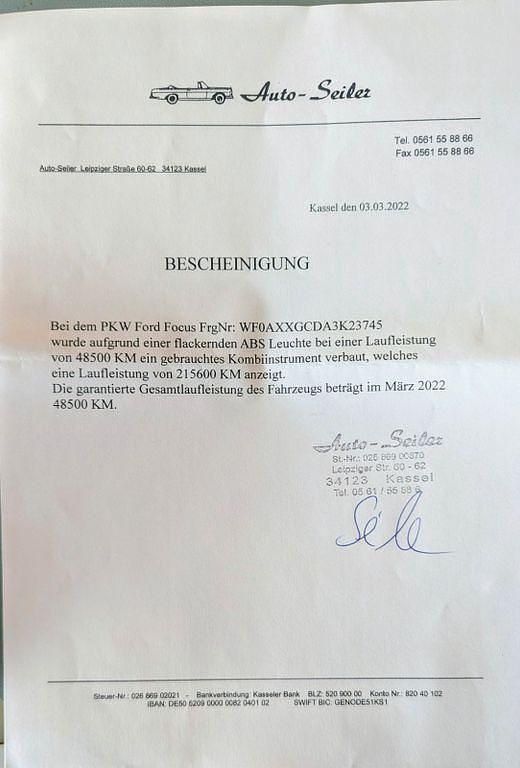 Gebraucht Ford Focus Ghia 116 PS (85 kW) 2003 Grau Limousine