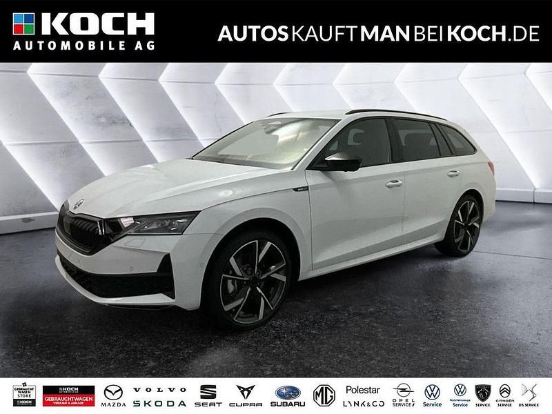 Moonweiß Neu 2026 Skoda Octavia SportLine Kombi | 49.990 € - Bild 1/4