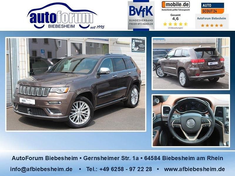 Braun Gebraucht 2017 Jeep Grand Cherokee Summit SUV | 24.999 € (Superpreis) - Bild 1/4