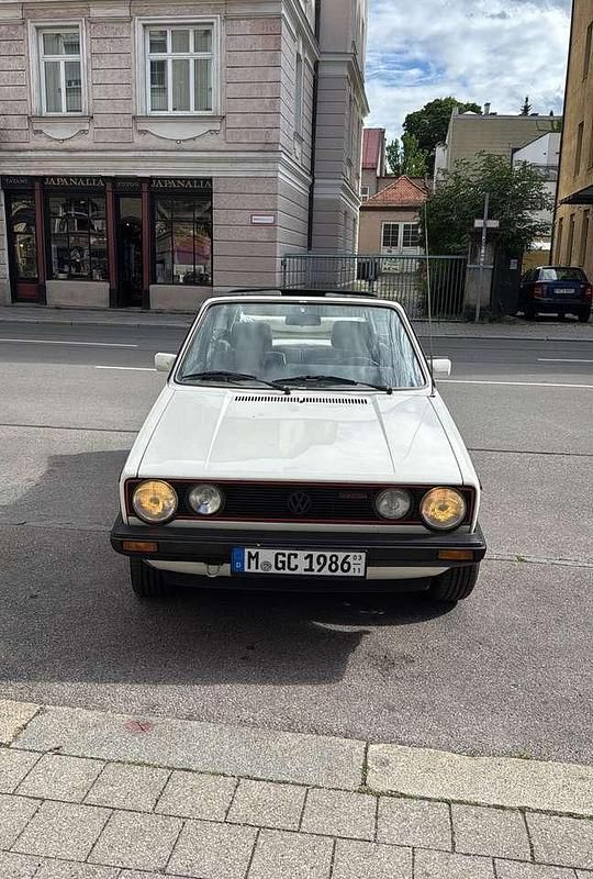 Weiß Gebraucht 1986 VW Golf Cabriolet GTI Cabrio | 8.995 € - Bild 1/4